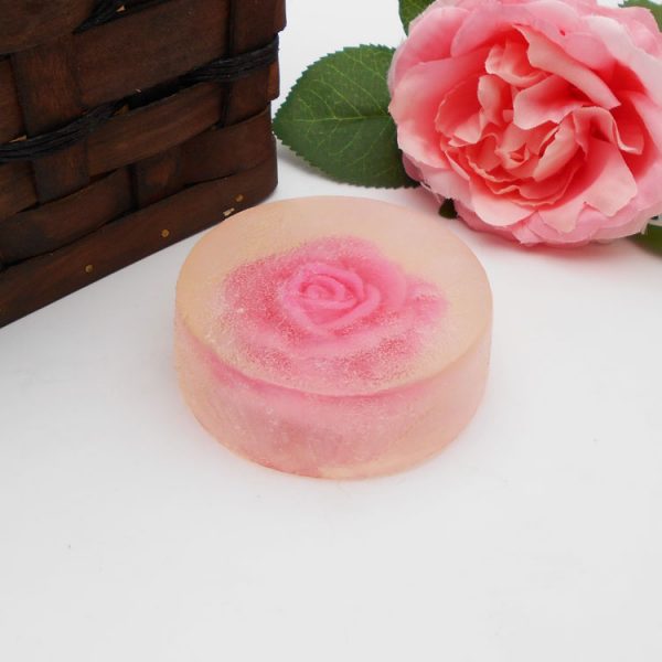 Pink Bleach Soap Soap with Rope Soap Set Bamboo