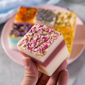 Flower Shape Soap Soap Shelf Anti Acne Soap Foil Pack Soap
