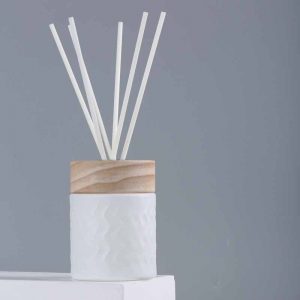 Reed Diffuser Frosted Glass Bottle Black Glass Reed Diffuser Bottle