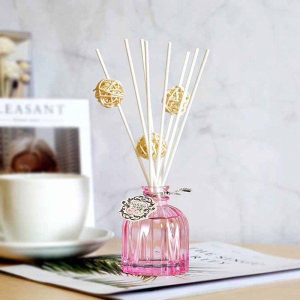 Bamboo Fragrance Diffuser Oud Wood Diffuser Pre Fragranced Reeds