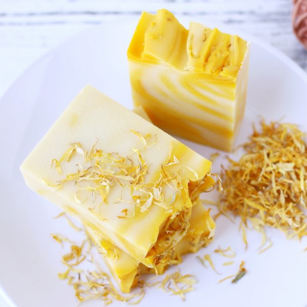 Handmade Turmeric Soap Watermelon Soap Soap Flower Head
