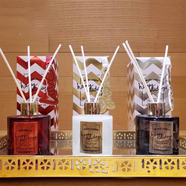 Amber Glass Reed Diffuser Bottle Reed Diffuser Gift Box Oils