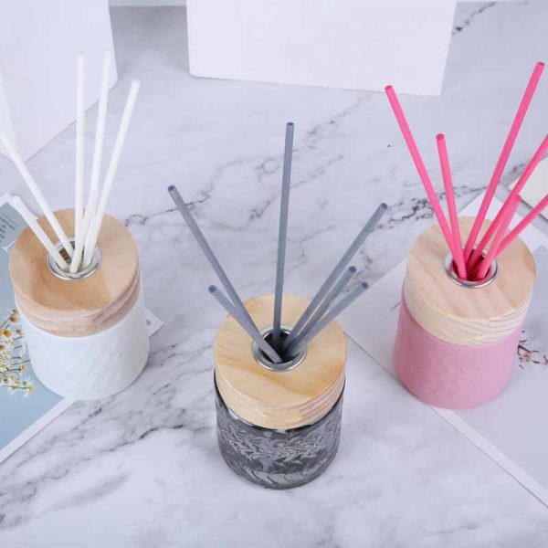 Pink Reed Diffuser Glasses Reed Diffuser Bottle Grey