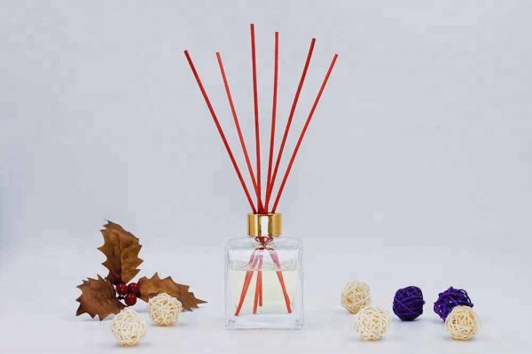 Cement Diffuser Reed Reed Diffuser Fragrant Round Shape Glass Bottle