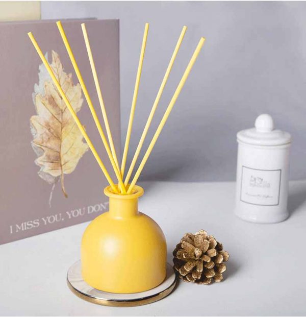 Bamboo Fragrance Diffuser Oud Wood Diffuser Pre Fragranced Reeds