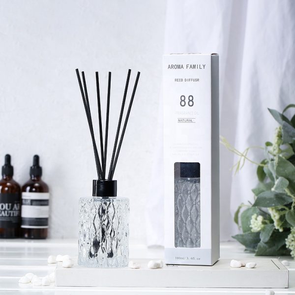 Orla Kiely Reed Diffuser Orange Reed Diffuser Smelly Sticks in Oil