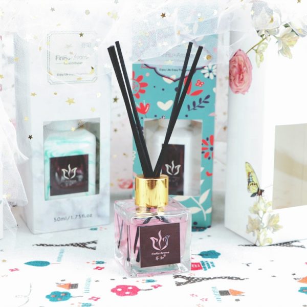 Orla Kiely Reed Diffuser Orange Reed Diffuser Smelly Sticks in Oil