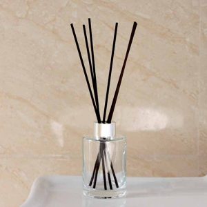 White Reed Diffuser Glass Bottle Reed Diffuser Bottle Luxury Gold