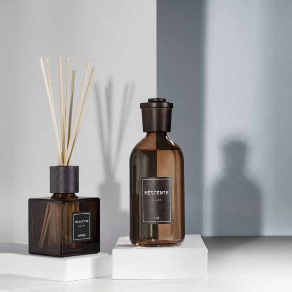 3d Colorful Round Bottle Reed Diffuser Stripe Design Reed Diffuser