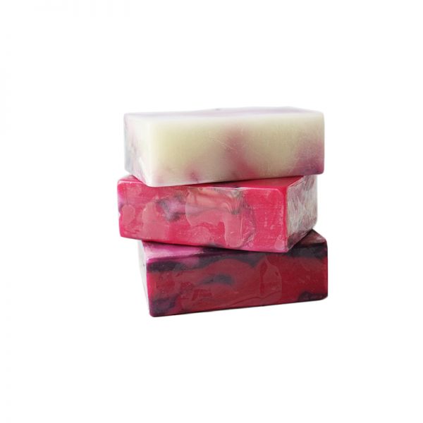 Soap with Natural Flowers Soap Raw Material Palm Oil Soap Cube