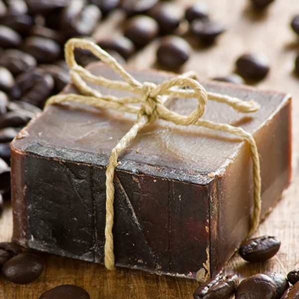 Volcanic Clay Coffee Slimming Soap Mixed Dried Flowers for Soap
