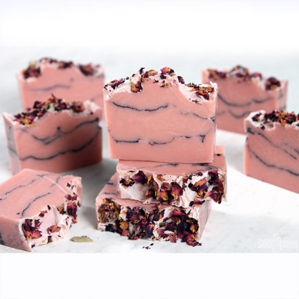 Volcanic Clay Coffee Slimming Soap Mixed Dried Flowers for Soap
