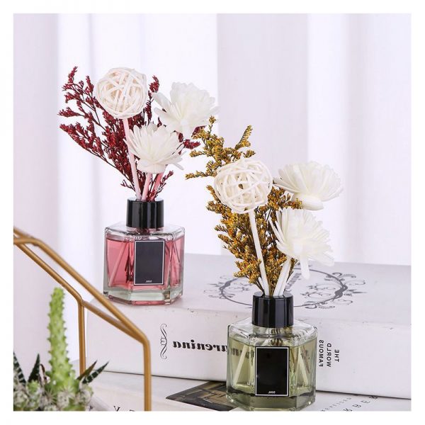 Reed Diffuser Flower Wooden Reed Diffuser 200ml Diffuser Reed
