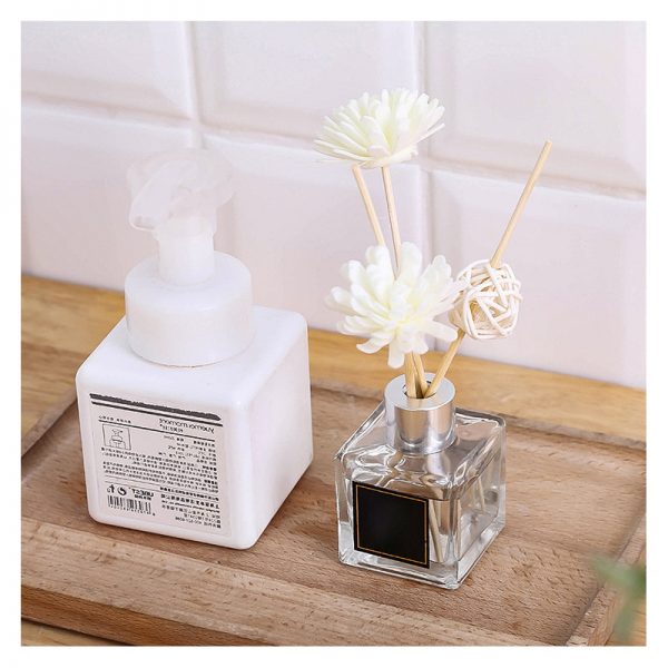 100 ml Reed Diffuser Bottle Italy Diffuser Black Rattan Reed Sticks