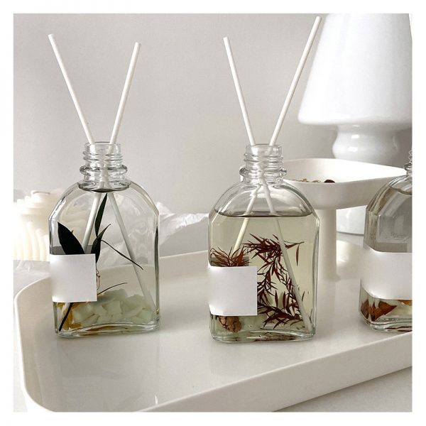 100 ml Reed Diffuser Bottle Italy Diffuser Black Rattan Reed Sticks