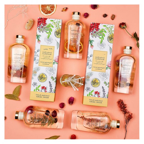 Reed Diffuser Dried Flowers Reed Diffuser Gift Box Packaging