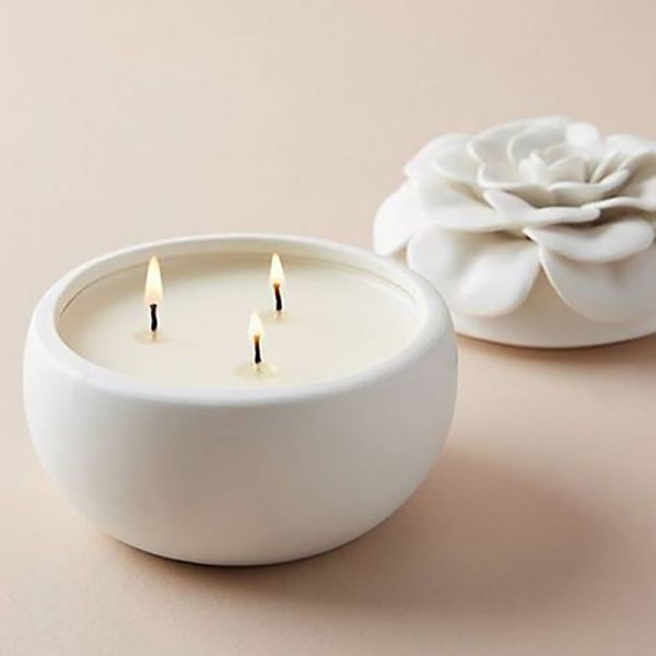 Apple And Cinnamon Candle Scented Candle Cap Metal