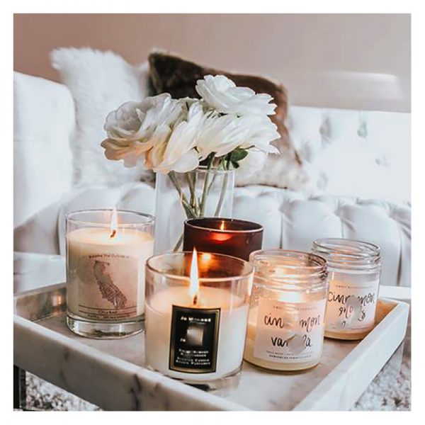 Wax Cube Candle Scents List Luxury Fragrance Crystal Scented Candle