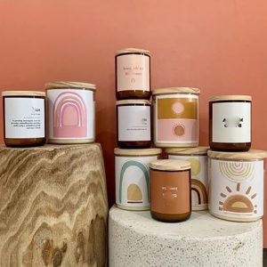 Nest Grapefruit Luxury Soy Wax Custom Glass Jar Scented Candle