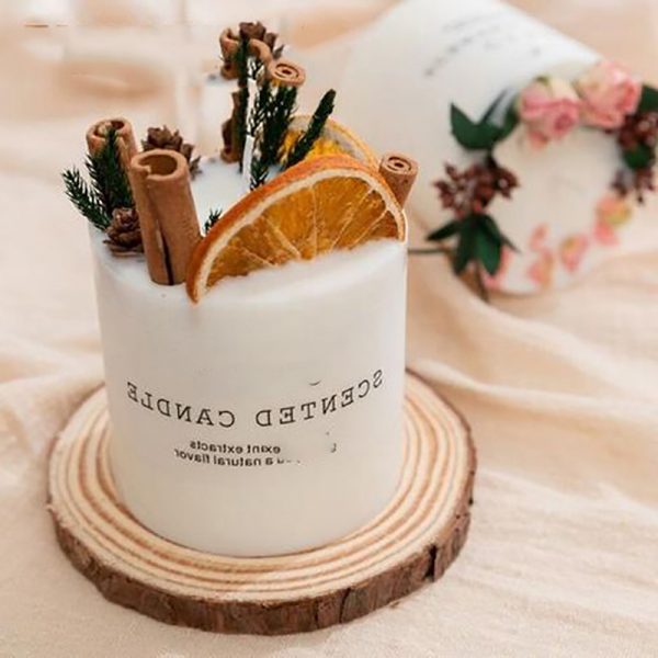 Scented Black Candle Winter White Woods Bath And Body Works