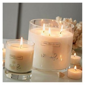Leather Scented Candle Christmas Tree Scented Candle