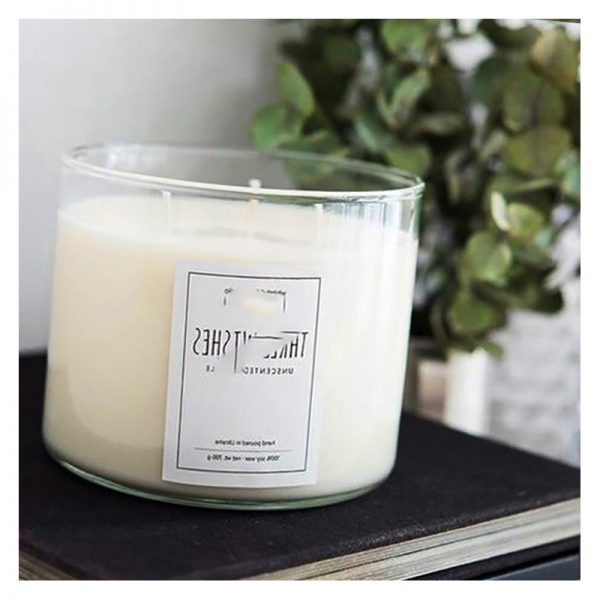 Leather Scented Candle Christmas Tree Scented Candle
