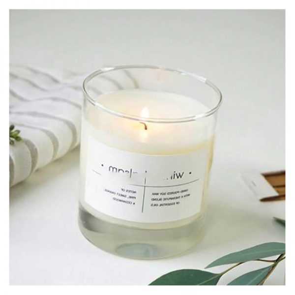 Leather Scented Candle Christmas Tree Scented Candle