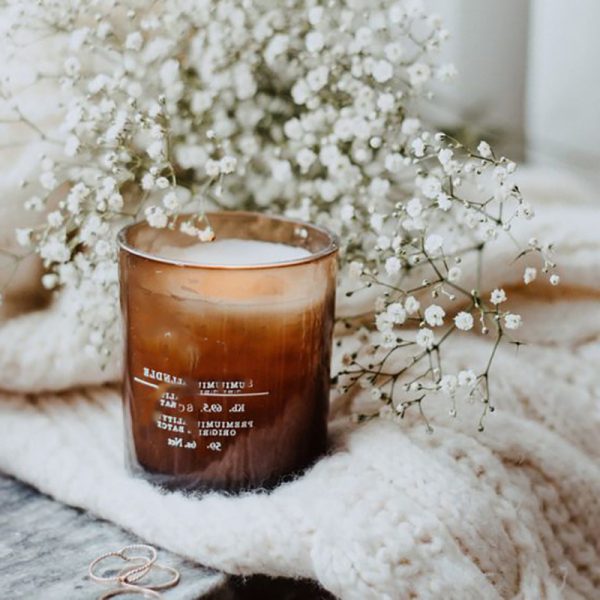 Leather Scent Candle Candle Warmers Illumination Fragrance Warmer