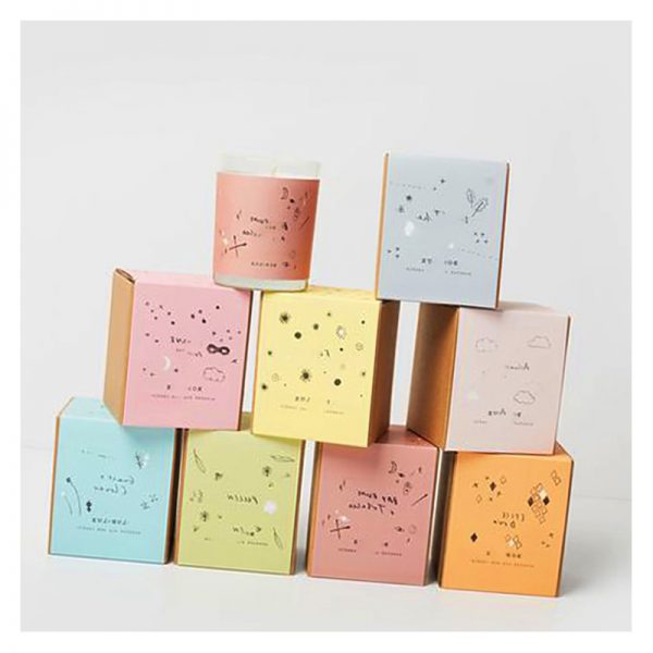 Scented Candle Gift Set Fresh Balsam Candle Scented Candle Wooden Top