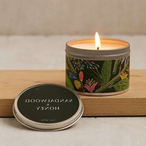 Designer Wax Melts Glass Scented Candle