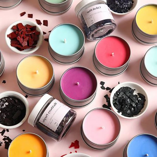 Designer Wax Melts Glass Scented Candle