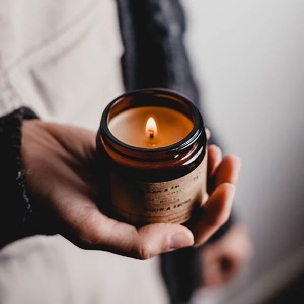 Designer Wax Melts Glass Scented Candle