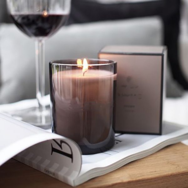 Designer Wax Melts Glass Scented Candle