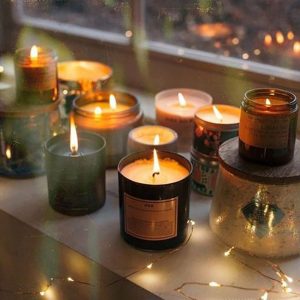 Mahogany Teakwood Oil Luxury Scented Candles Wholesale