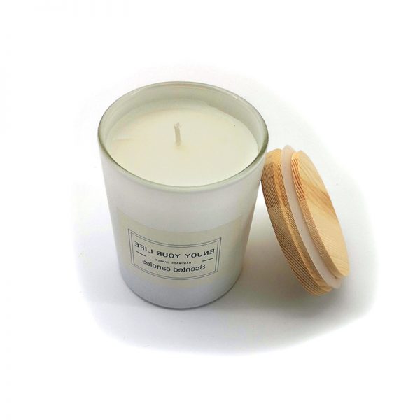 Fresh Balsam Amber Noir Candle Scented Glass