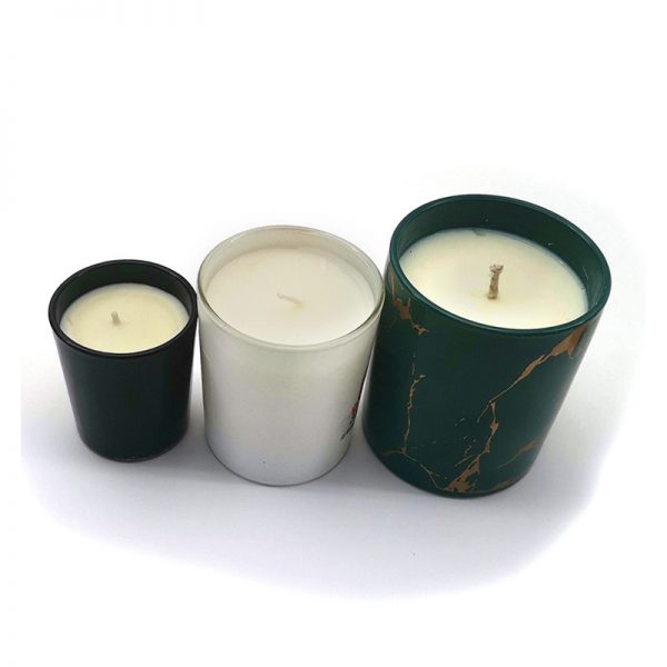 Fresh Balsam Amber Noir Candle Scented Glass