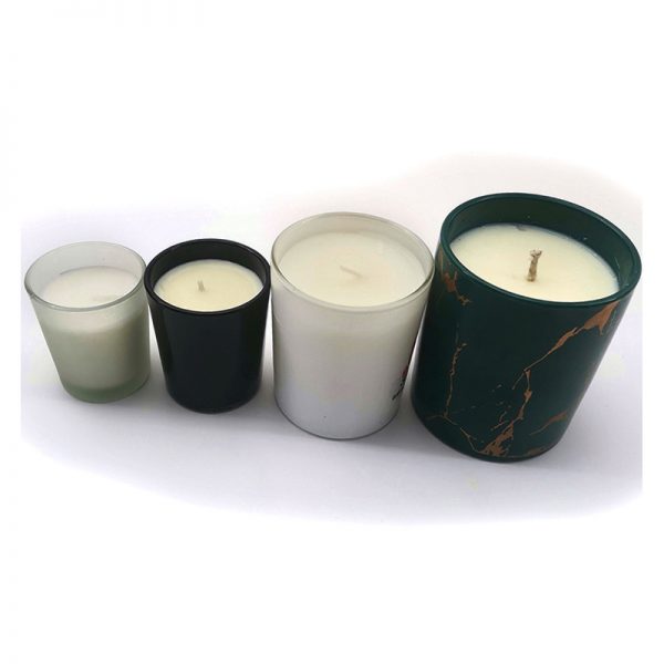 Fresh Balsam Amber Noir Candle Scented Glass