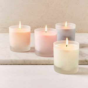 Long Lasting Scented Candles Frosted Tin Box Scented Candle