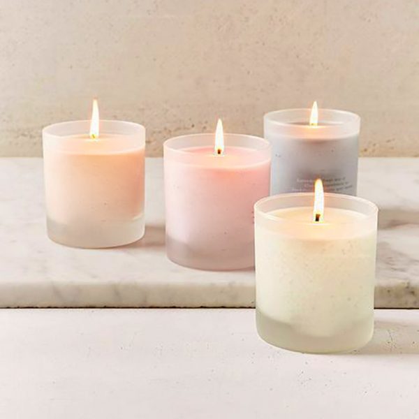 Long Lasting Scented Candles Frosted Tin Box Scented Candle