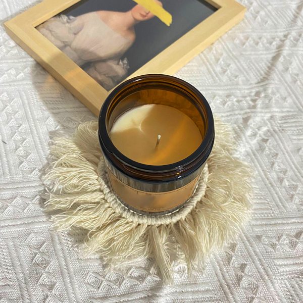 Wax Fragrance Oil Scented Candle In A Jar With A Lid