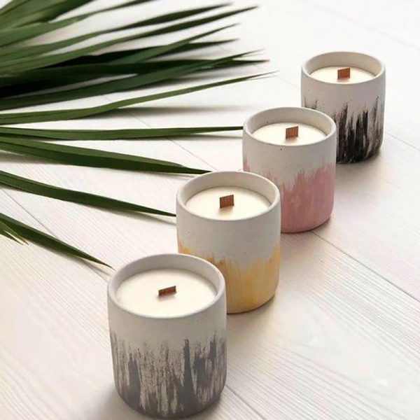 Amber Noir Candle Crystal Pyramid Bulk Scented Candles