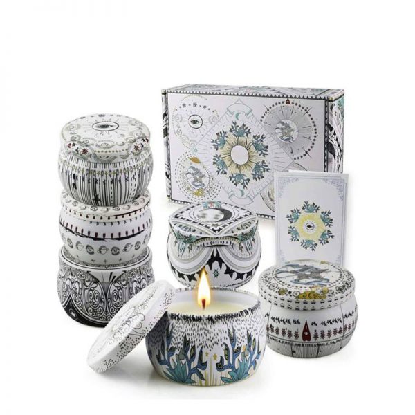 French Vanilla Candle Relaxing Scented Candles
