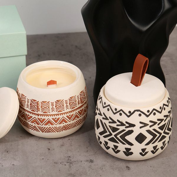 Peppermint Scented Candles Crytsal Scented Candles