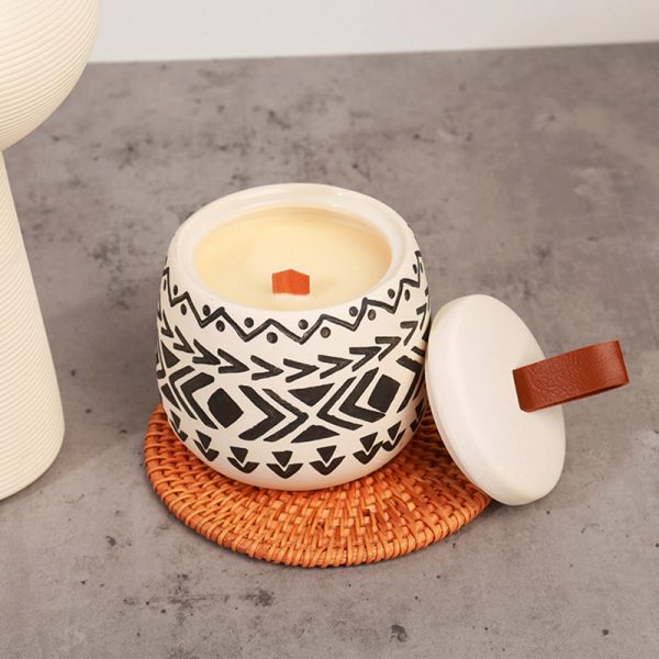 Peppermint Scented Candles Crytsal Scented Candles