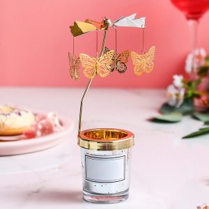 Overose Croissant Design Interior Glass Scented Soy Wax Candle