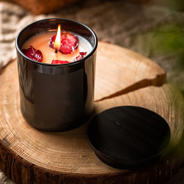 Mahogany And Teakwood Organic Aromatherapy Soy Candle