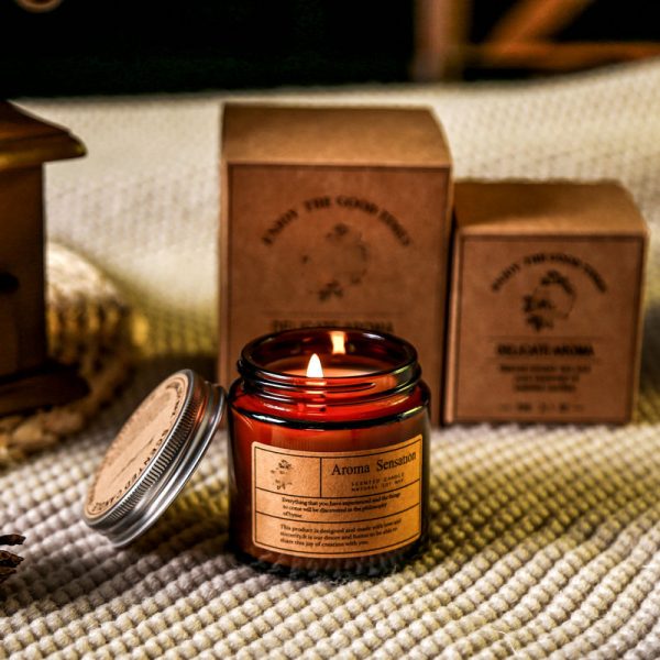Best Woodwick Scent Scented Candles Luxury Private Label Soy Wax