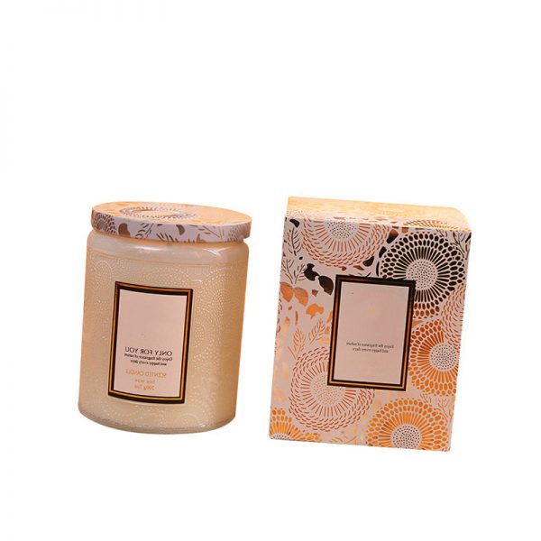 Ocean Scented Candles Matte White Glass Jar Scented Candle
