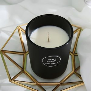 Lavender Cedarwood Candle Gold Logo Scented Gold Candle