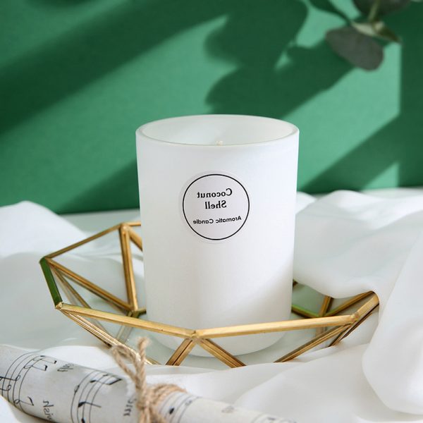 Lavender Cedarwood Candle Gold Logo Scented Gold Candle